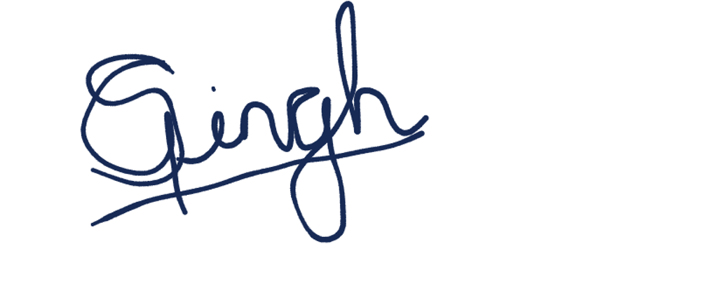 Giggs Singh Signature